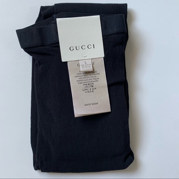 Authentic Gucci Supremelis Interlocking GG Logo Tights Stockings - Picture 4 of 15